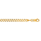 14K Gold 3.2mm Comfort Curb Chain
