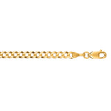 14K Gold 3.6mm Comfort Curb Chain