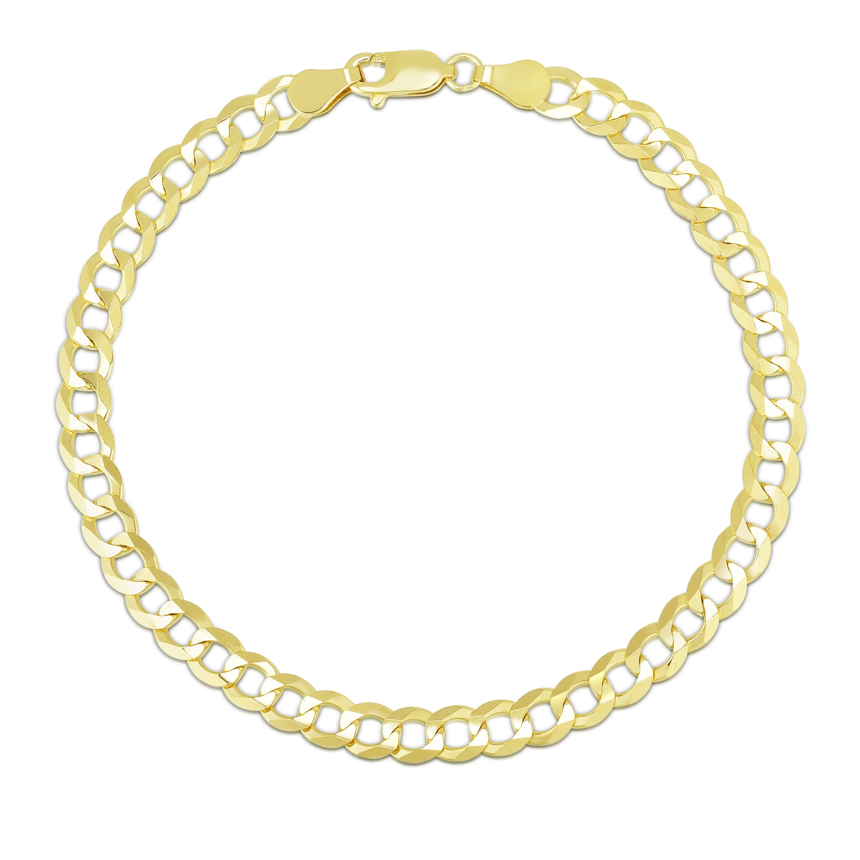 14K Gold 5.7mm Comfort Curb Chain