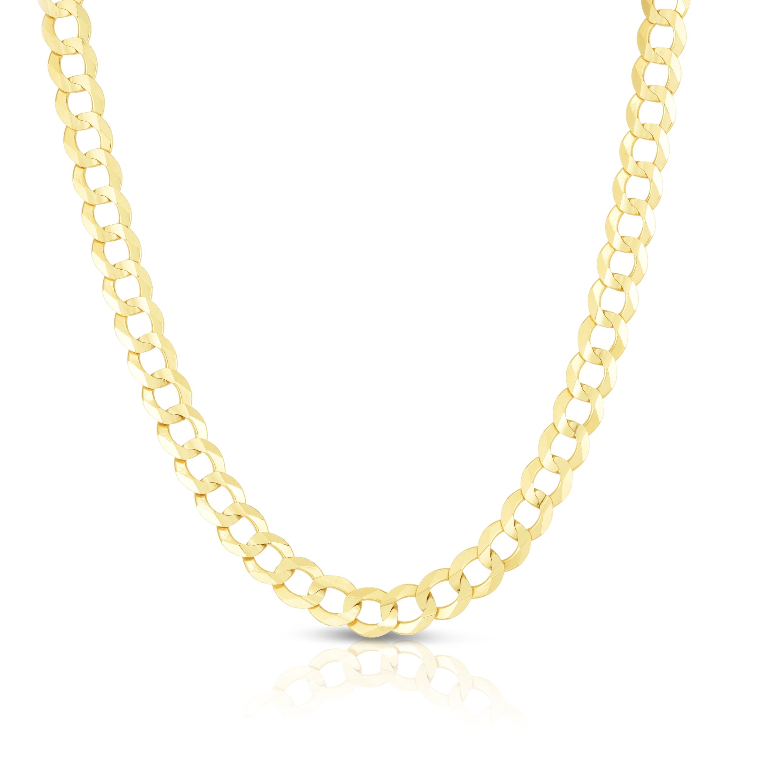 14K Gold 5.7mm Comfort Curb Chain