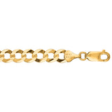 14K Gold 7mm Comfort Curb Chain