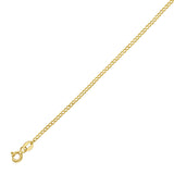 14K Gold 1.8mm Comfort Curb Chain