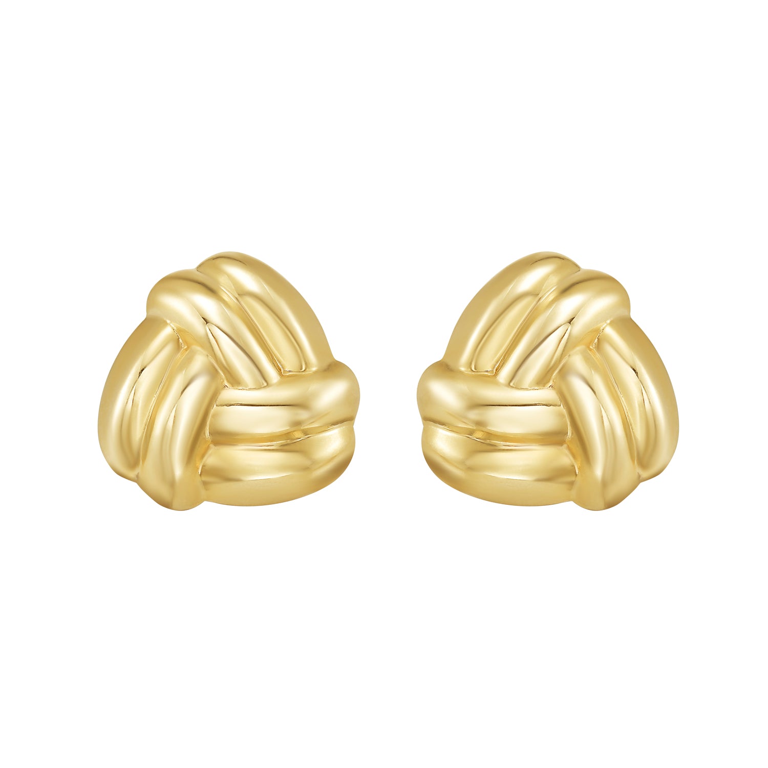 14K Large Double Knot Earrings