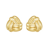 14K Large Double Knot Earrings