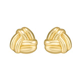 14K Small Double Knot Earrings