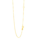 14K Gold .6mm Extendable Chain