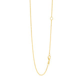 14K Gold 1.1mm Extendable Chain