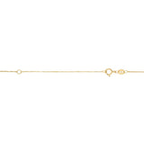 14K Gold 0.51mm Double Extendable Box Chain