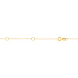 14K Gold 1.3mm Double Extendable Piatto Chain