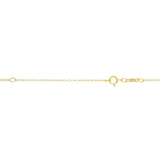 14K Gold 1.3mm Extendable Chain