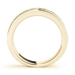 14K Yellow Gold Multi-Diamond Wedding Band