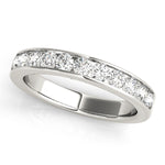 Multi-Diamond 14K Gold Wedding Ring
