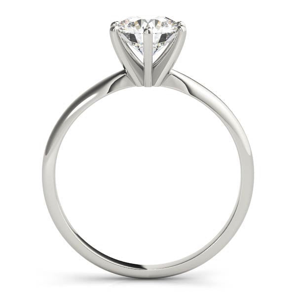 Round Diamond 0.12 CT Solitaire Engagement Ring