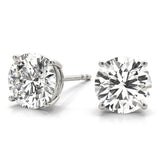 0.05 CT Round Diamond Single Stud Earring