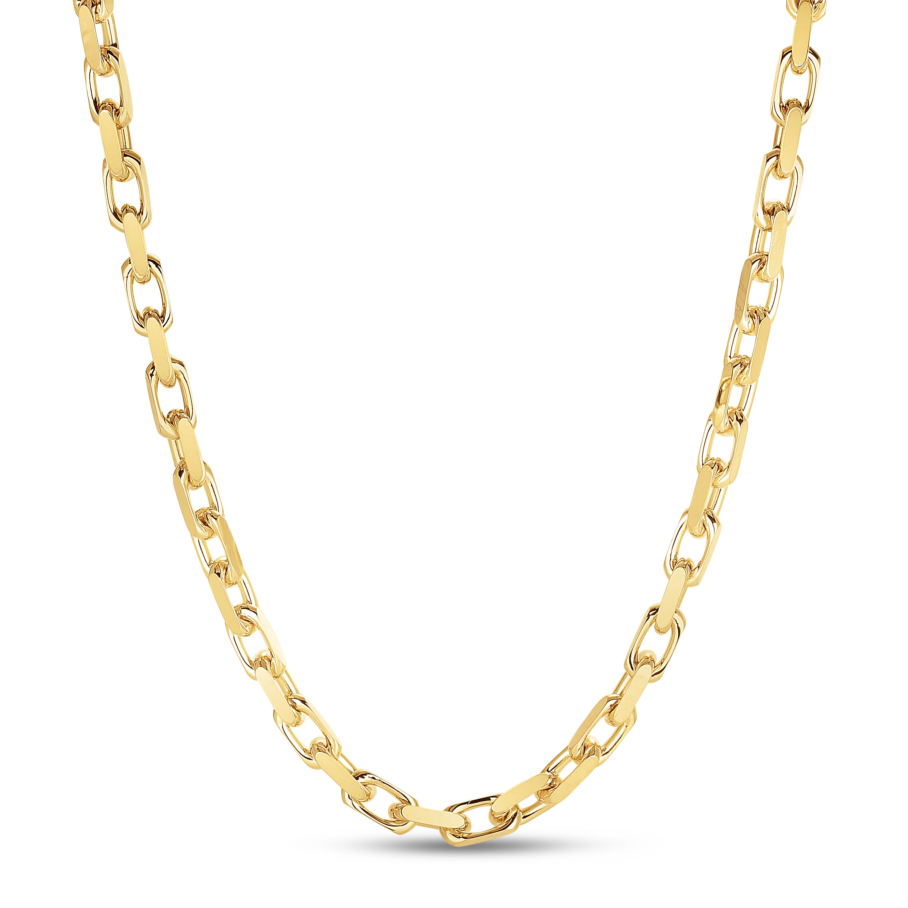 14K Gold 20"" 6.1mm French Cable Chain