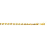 14K Gold 3.2mm Lite Rope Chain