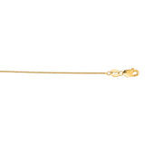 14K Gold 0.50mm Classic Box Chain