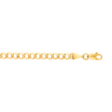 14K Gold 24"" 4.4mm Lite Curb Chain