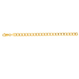 14K Gold 24"" 6.2mm Lite Curb Chain