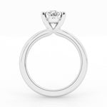 14K White Gold 1.5ct Oval Lab Diamond Solitaire Ring