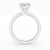 14K White Gold 2ct Cushion Lab Diamond Solitaire Ring