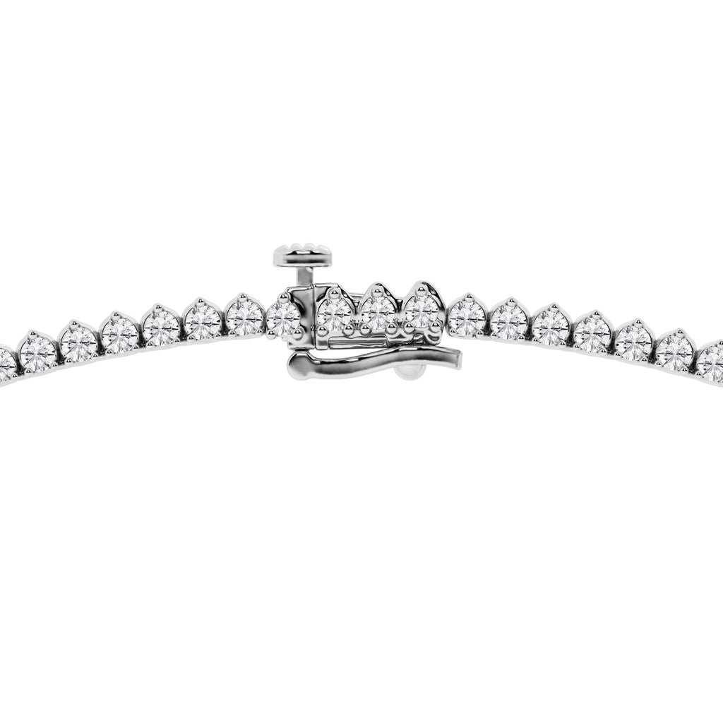 14K White Gold Lab Diamond Rivera Pendant Necklace