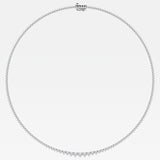 14K White Gold Lab Diamond Rivera Pendant Necklace
