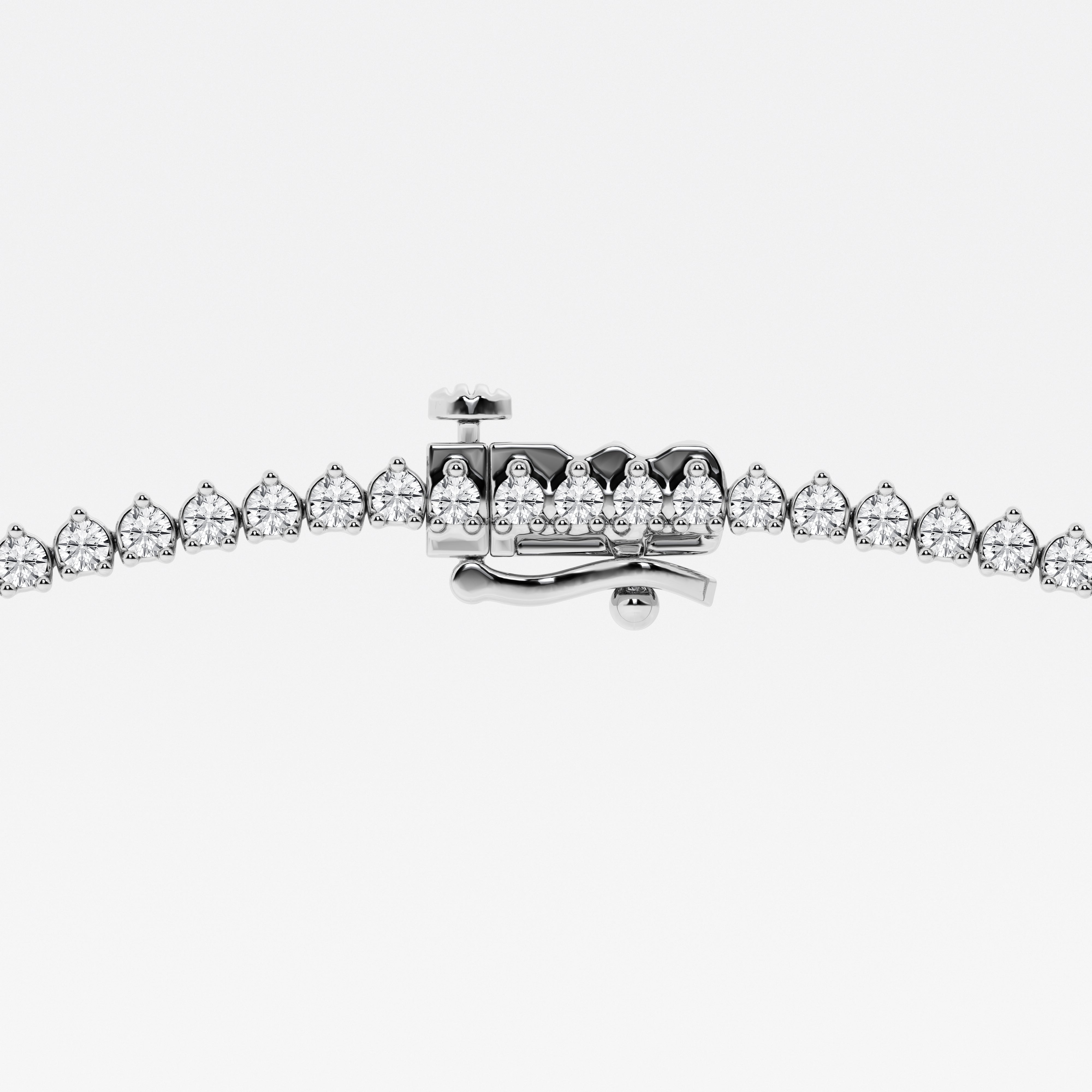 14K White Gold Lab Diamond Rivera Pendant Necklace