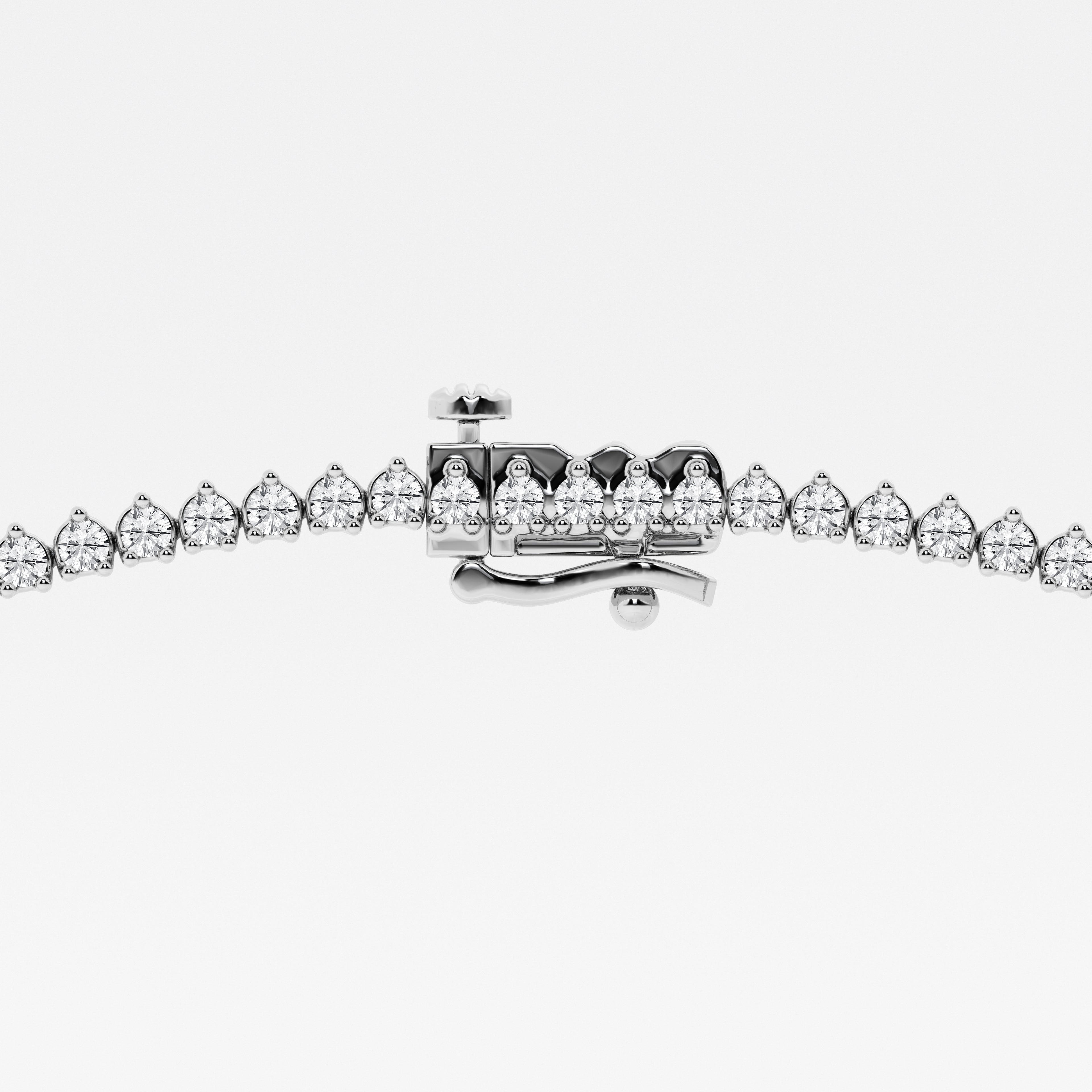 14K White Gold Lab Diamond Rivera Pendant Necklace