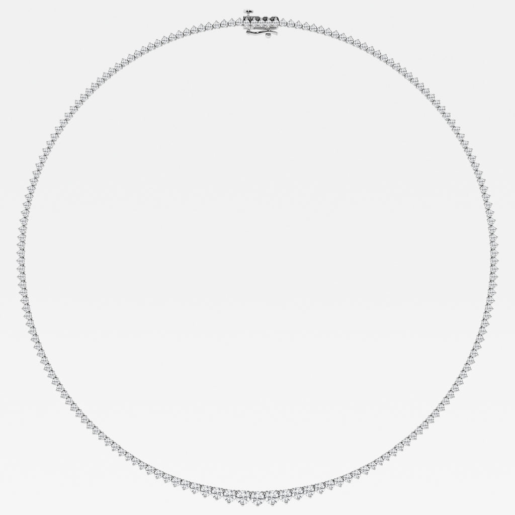 14K White Gold Lab Diamond Rivera Necklace Brilliance