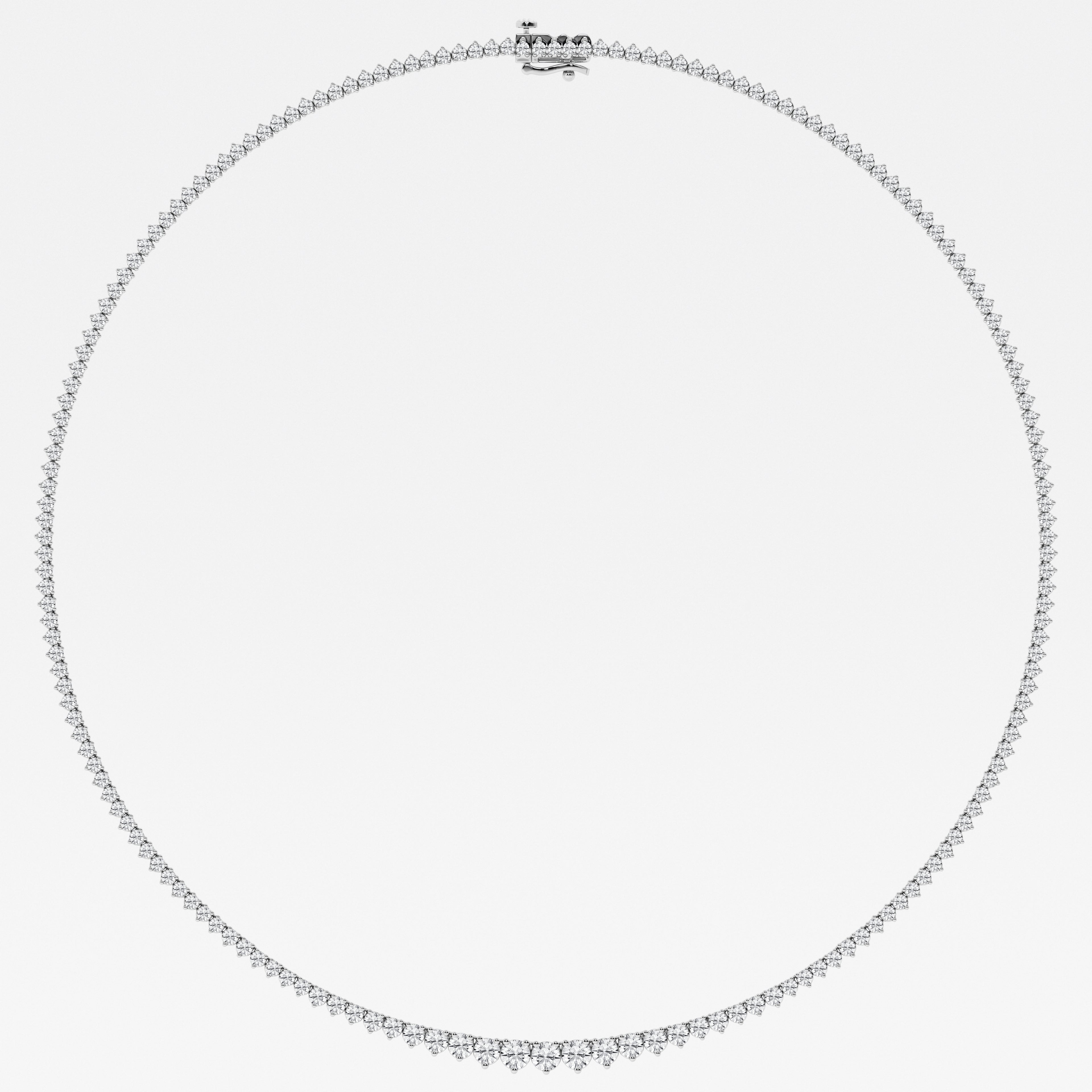 14K White Gold Lab Diamond Rivera Necklace Brilliance