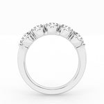 14K White Gold 5-Stone Lab Diamond Engagement Ring