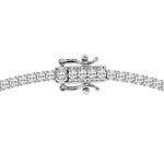 14K White Gold 7ct Lab Diamond Tennis Necklace