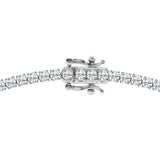 14K White Gold 10ct Lab Diamond Tennis Necklace