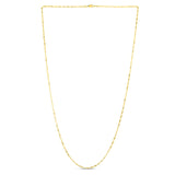 14K Gold 1.8mm Singapore Chain