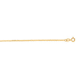 14K Gold 1.2mm Mariner Chain