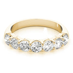 14K Yellow Gold 1/3 ct Diamond Wedding Band