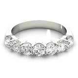 15-Stone Round Diamond Wedding Band