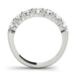 15-Stone Round Diamond Wedding Band