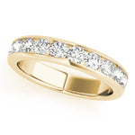 14K Yellow Gold 0.20ctw Diamond Wedding Band