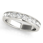Multi-Diamond 14K Gold Wedding Ring