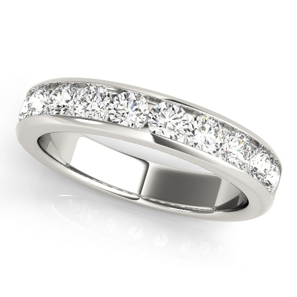Multi-Diamond 14K Gold Wedding Ring
