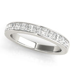 Multi-Diamond Square Wedding Ring