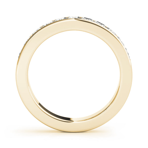 14K Yellow Gold Diamond Wedding Ring
