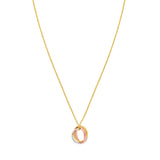 14K Trininty Chain Necklace