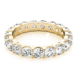 14K Yellow Gold 7/8 ct Diamond Wedding Band