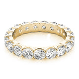 14K Yellow Gold 7/8 ct Diamond Wedding Band
