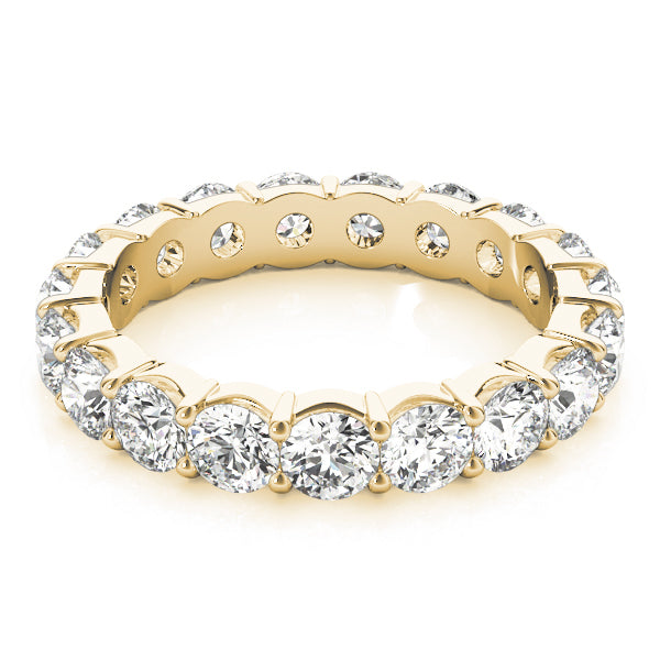 14K Yellow Gold 7/8 ct Diamond Wedding Band