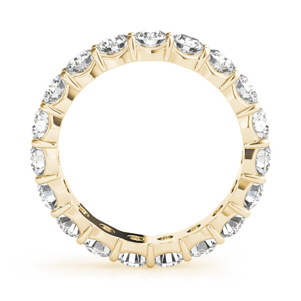 14K Yellow Gold 7/8 ct Diamond Wedding Band