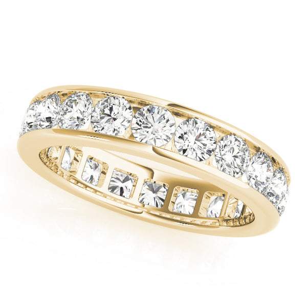 14K Yellow Gold 1/2 ct Diamond Wedding Band